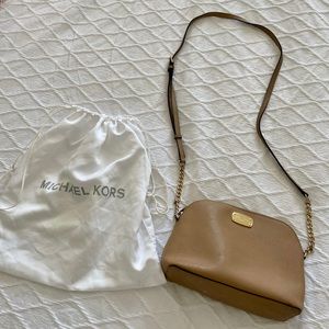 Michael Kors Small Tan Crossbody